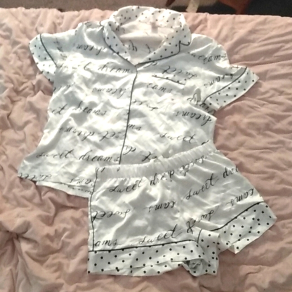 Victoria's Secret Satin shorts pajama set